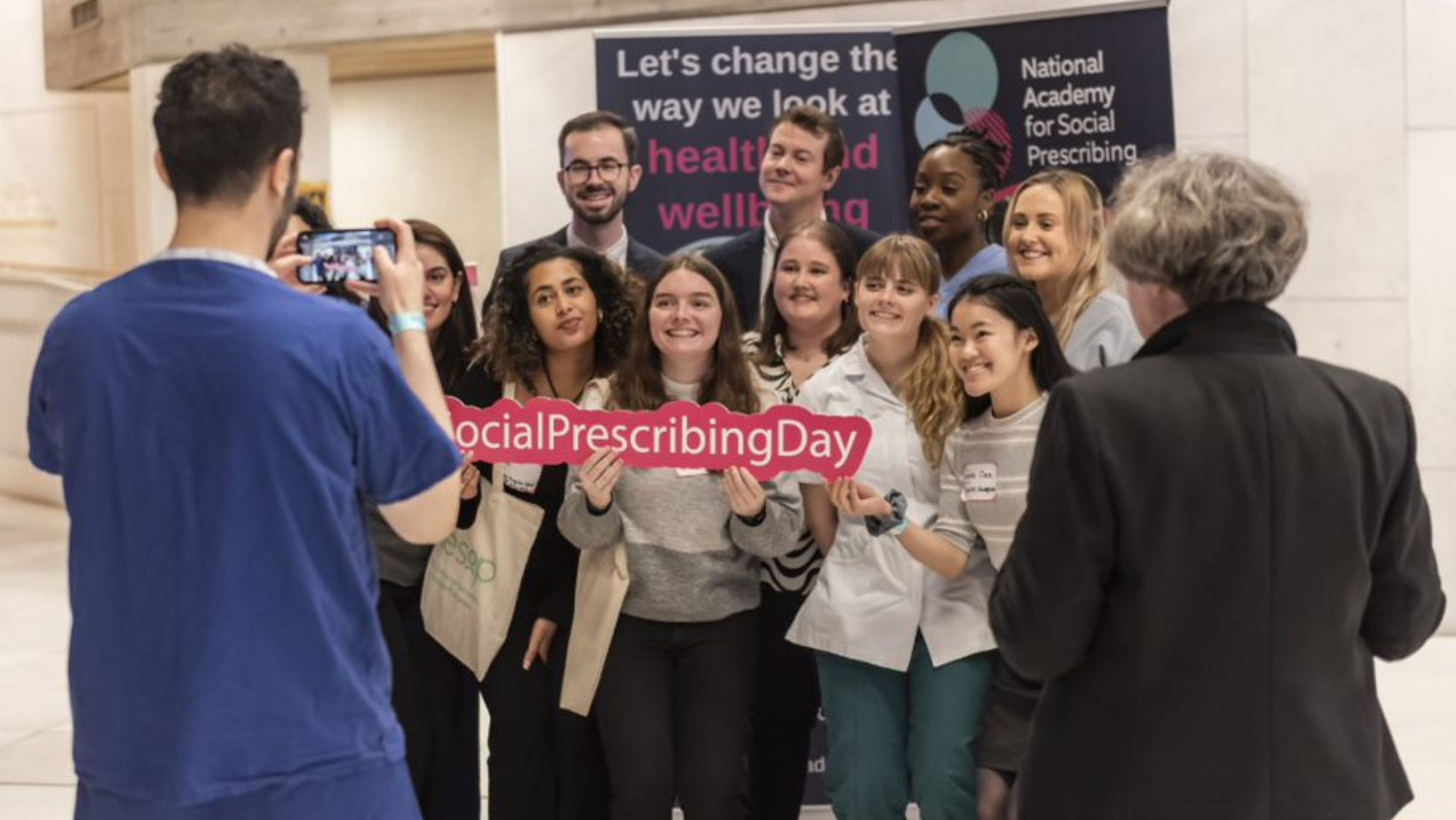 Group of people posing for Social Prescribing Day 