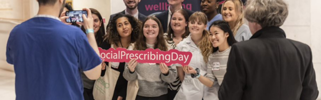 Group of people posing for Social Prescribing Day 