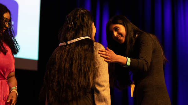 A moment to celebrate the work of students and NHS champions