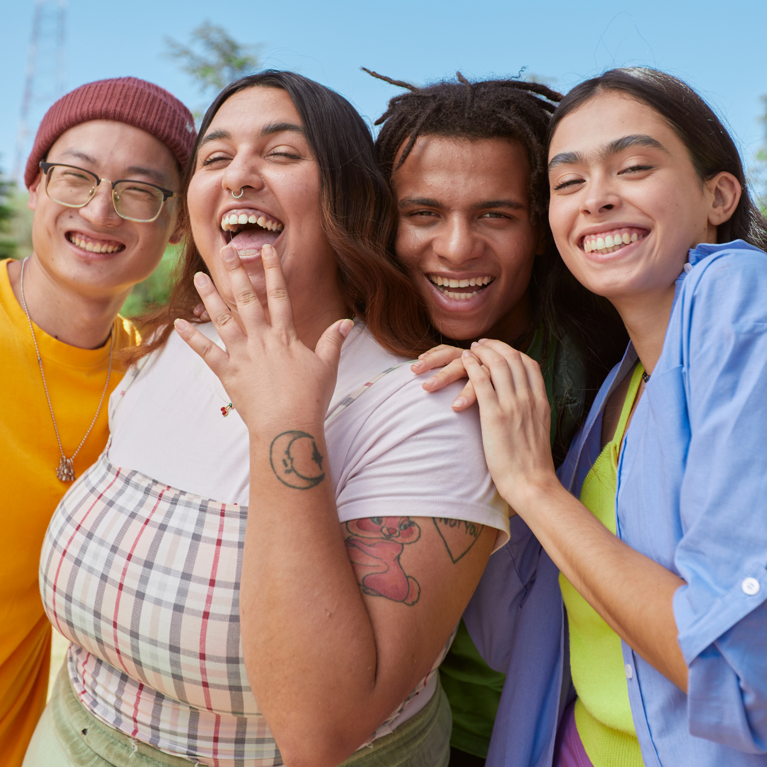 Group of GLBTQIA+ youth